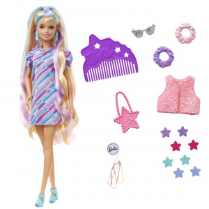 Barbie® maani juustega soengunukk -blond