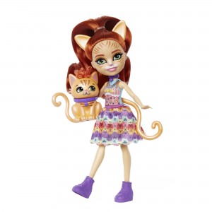 Enchantimals® Tarla Orange Cat® & Cuddler® Doll