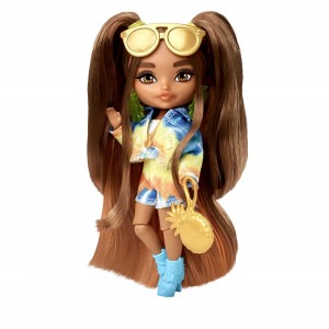 Barbie® Extra Mini nukk  heledas tekskostüümis