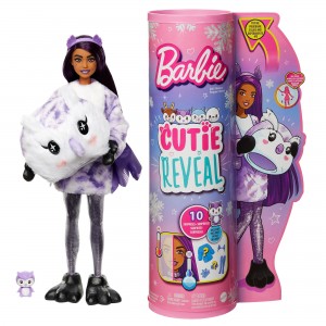 Barbie® Cutie Reveal Winter Sparkle üllatusnukud - Öökull