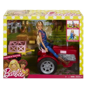 Barbie® nukk ja traktor