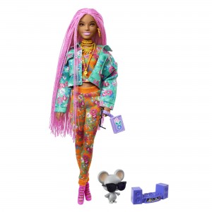 Barbie® Extra nukk roosade juustega