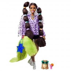 Barbie® Extra nukk - Pigtails with Bobble Hair Ties