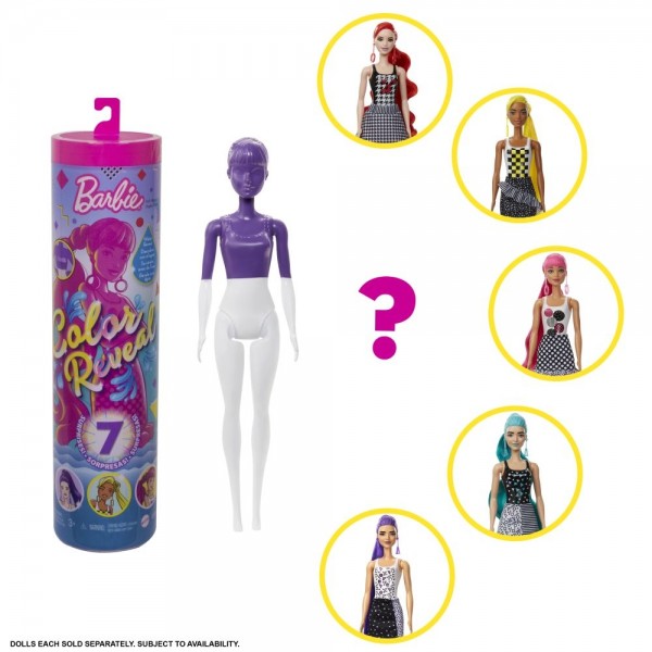 Barbie color discount reveal värviüllatusnukud